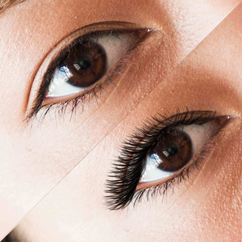 Extensão de pestanas volume russo